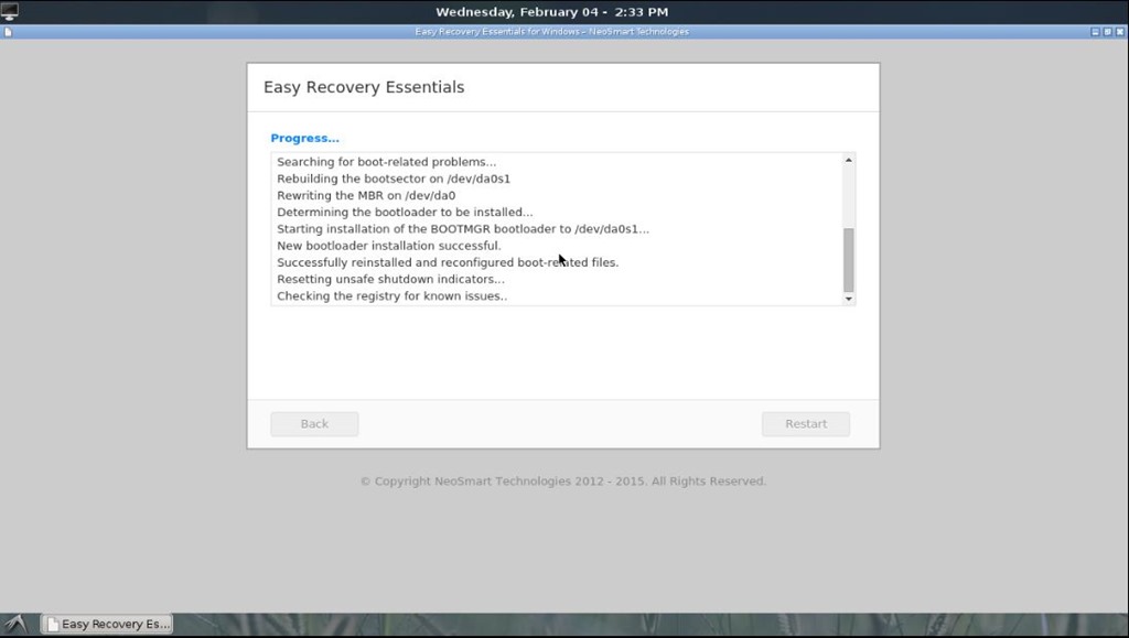 windows 10 easy recovery essentials